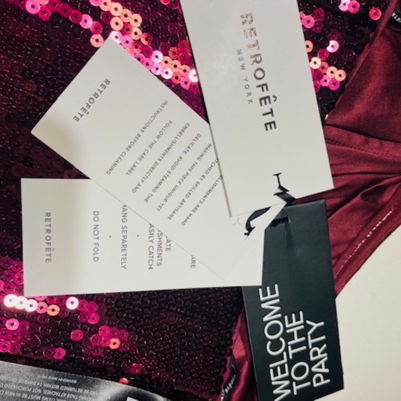 Retrofete Cecil Sequin Mini Party Dress (NWT) - Picture 4 of 6